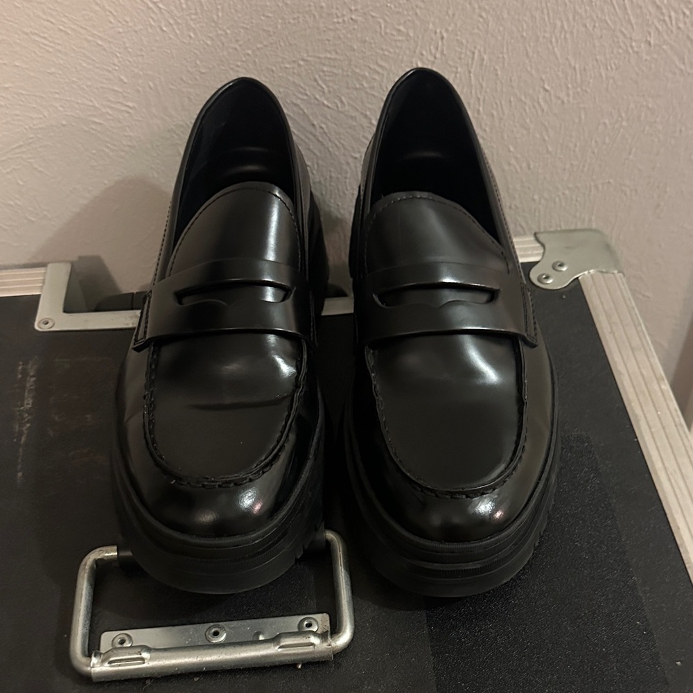 Vagabond Shoemakers Alex Leather Black Penny Loafers Classic Womens Shoes 43